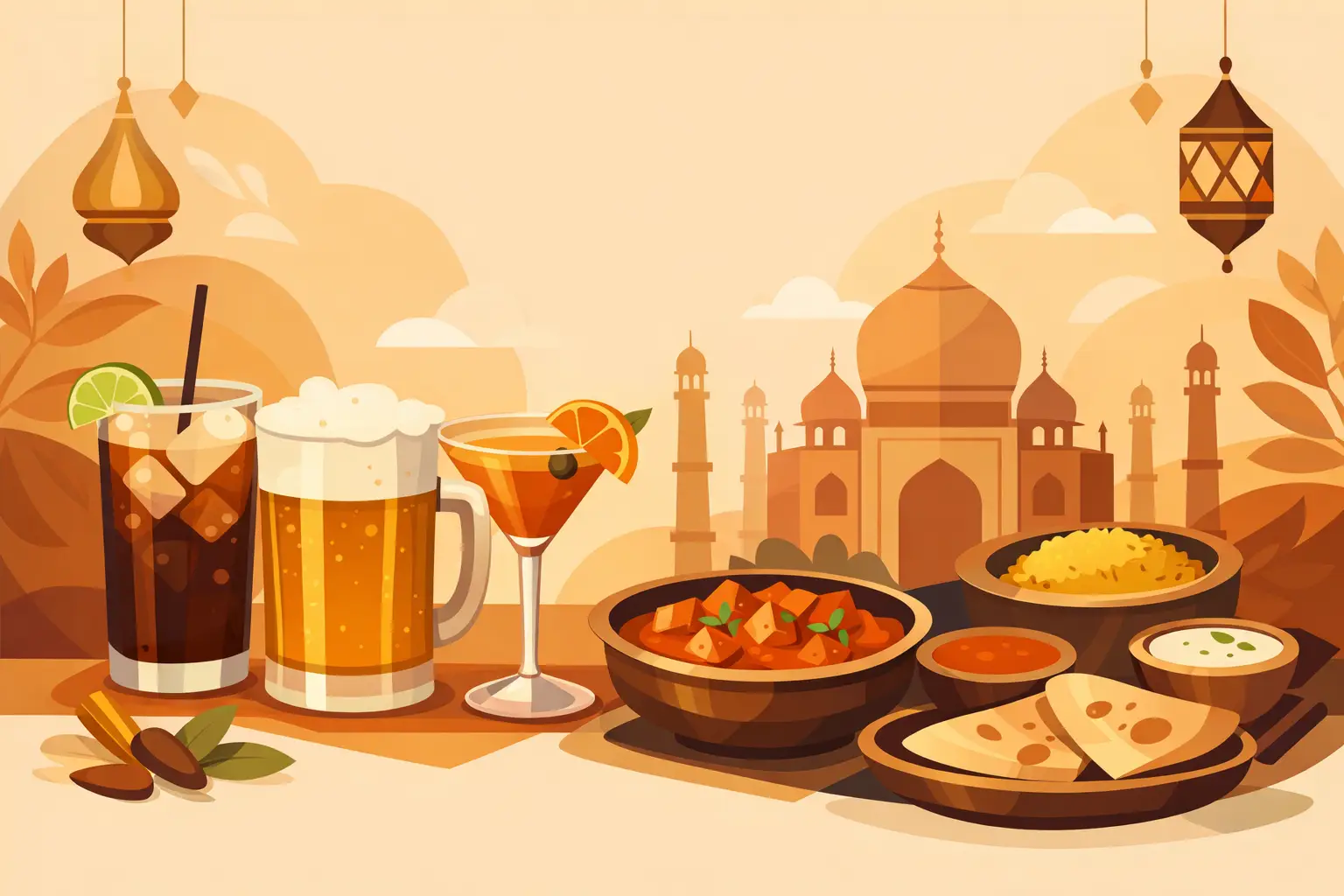 Indian Drinks Menu Choices for Every Curry