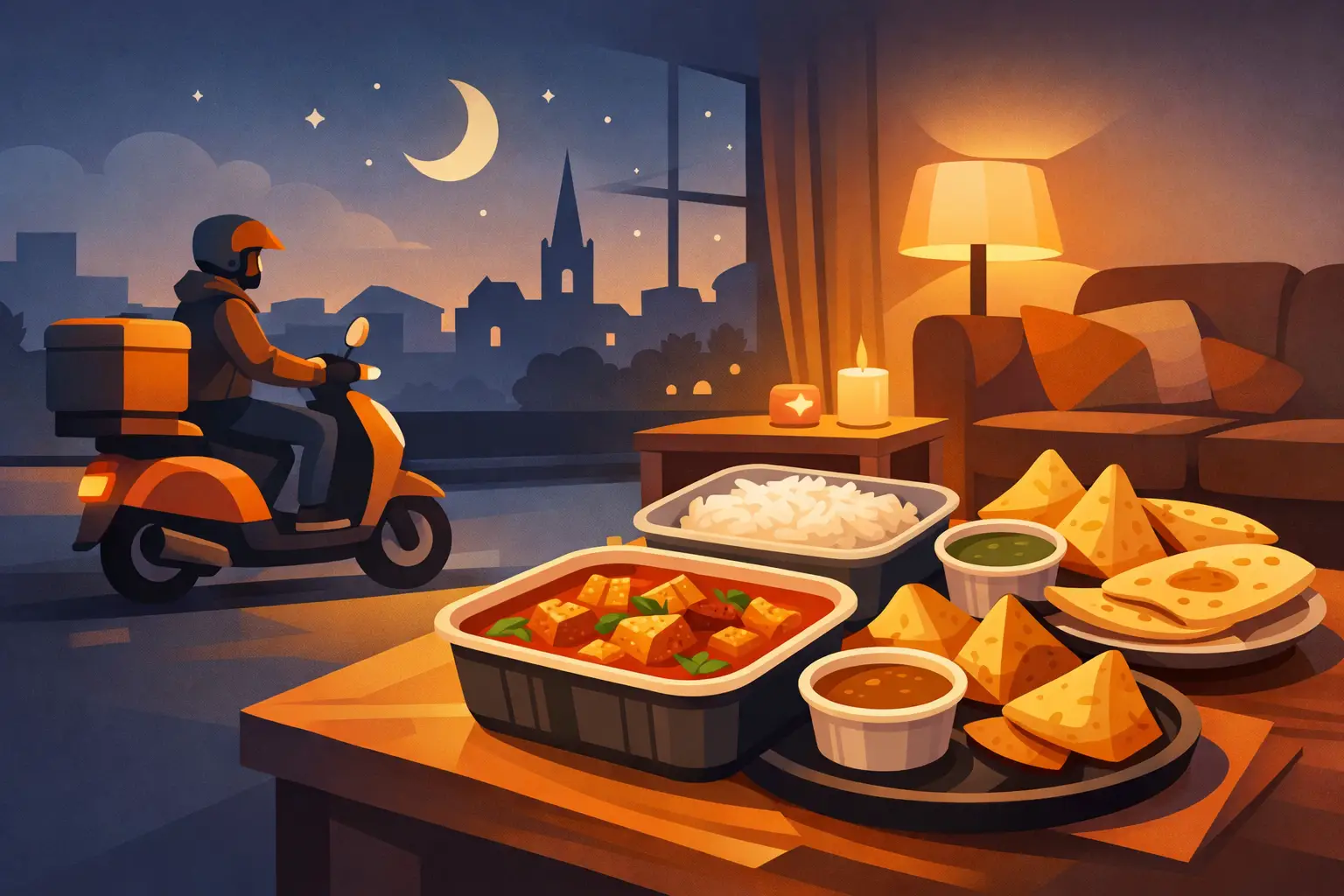 Indian Food Delivery in Naas for Nights In