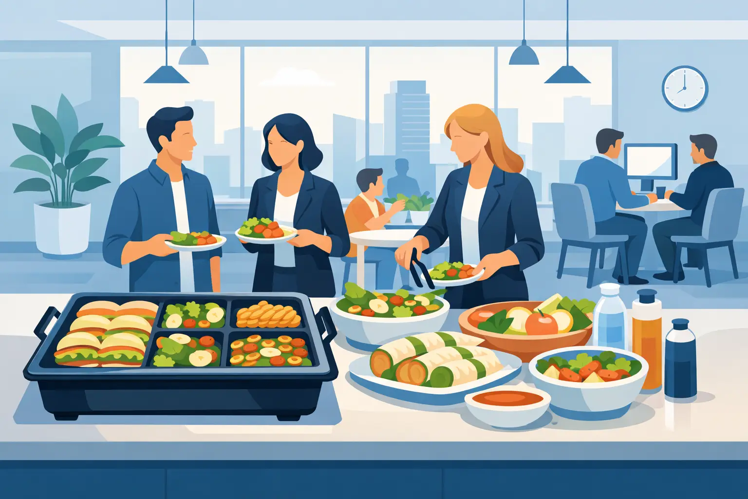 Office Lunch Catering for Better Workdays